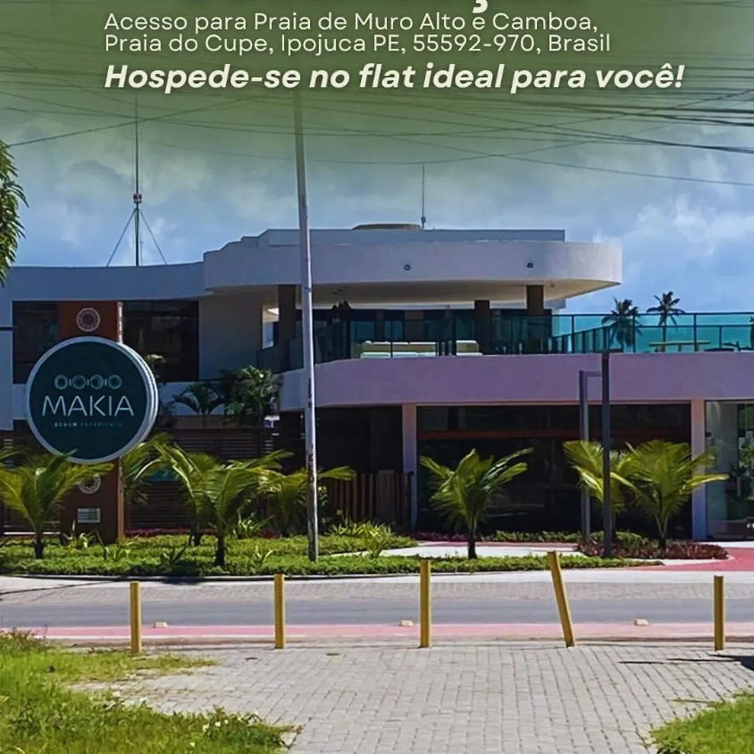 Apartamento Makia Beach By Essence - Muro Alto, Pôrto das Galinhas